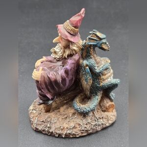 Wizard Dragon Figurine K's Collection Mystic and Magic Fantasy Figures Vintage
